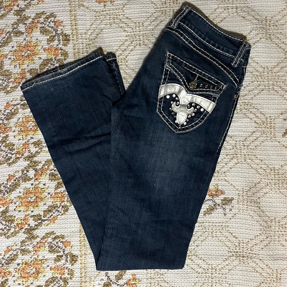 Liuce’s Dark Blue Women's Jeans